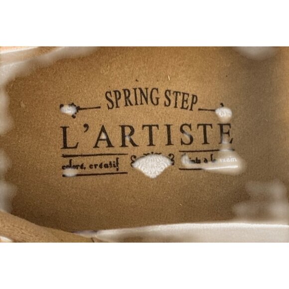 L’artiste By Spring Step Footlight Mary Jane Wedge Size 36 - Picture 8 of 10